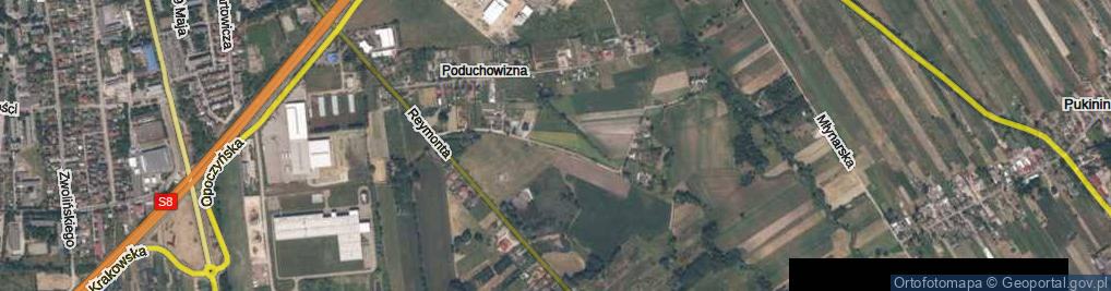 Zdjęcie satelitarne Jeziorańskiego ul.